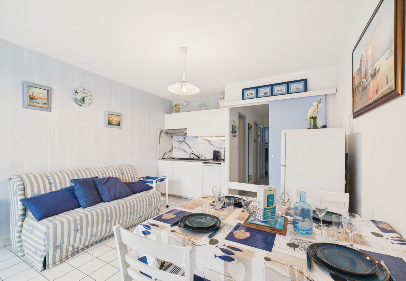 Apartamento en Saint-Gilles-Croix-de-Vie - Apartamento con vistas al mar, 2 adultos 2 niños