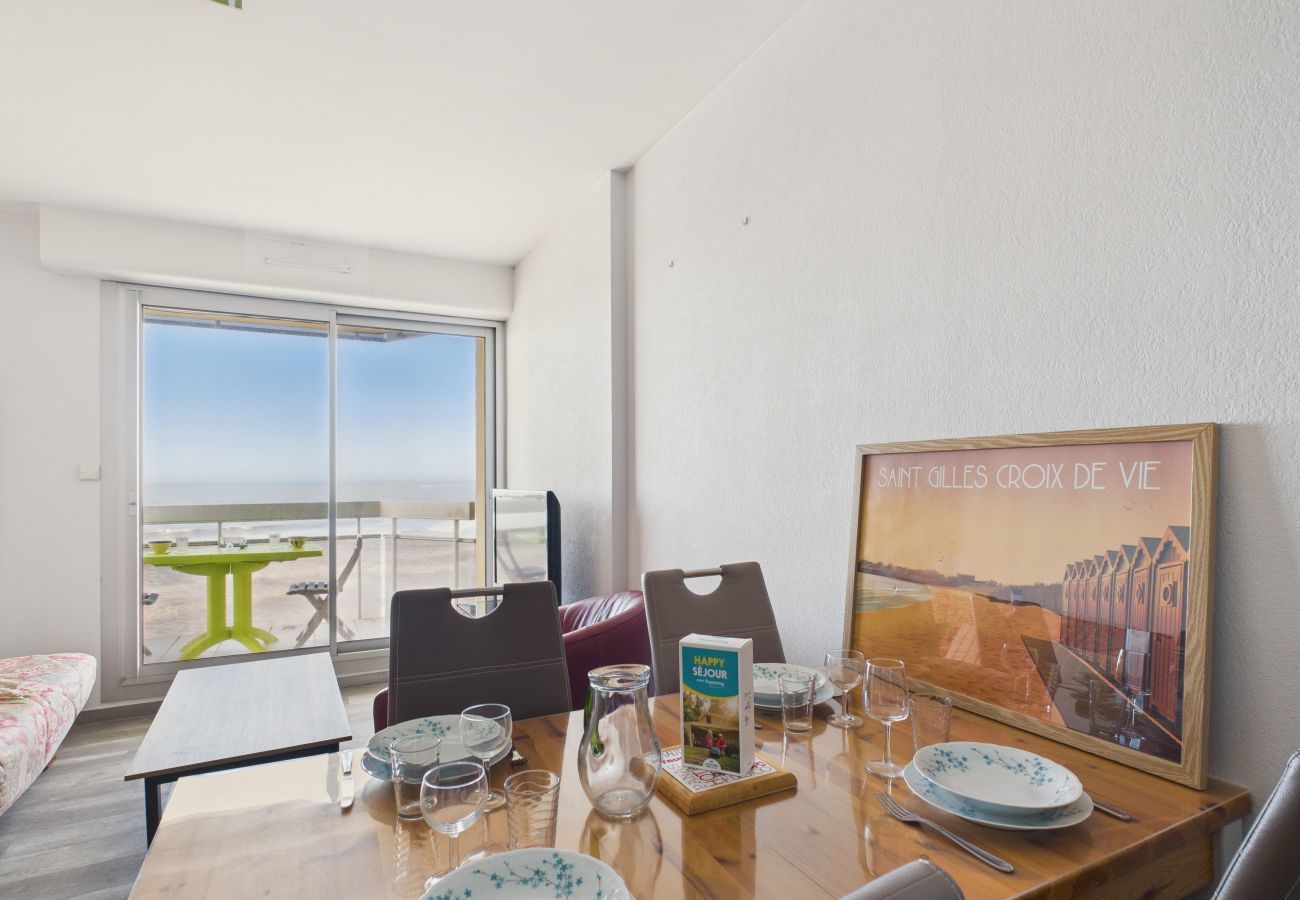 Apartamento en Saint-Gilles-Croix-de-Vie - Alojamiento para 4 con magníficas vistas al mar