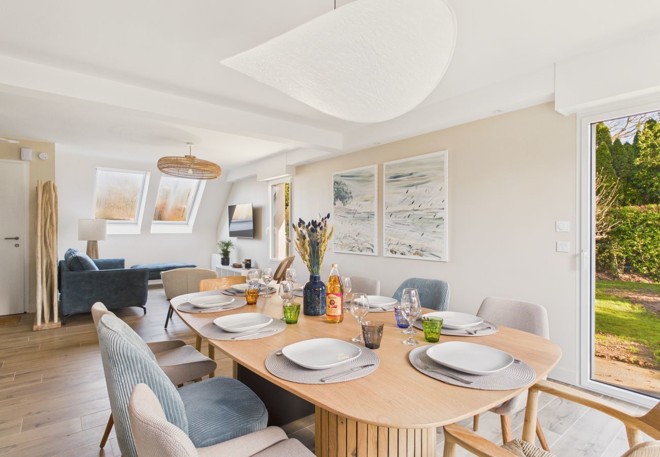 Casa en Fouesnant - A 100 m de la playa – Casa para 8 con jardín 