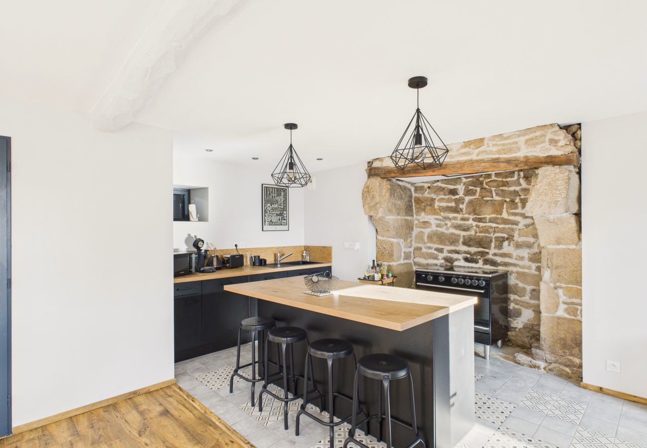 Casa en Ploemel - Pleno centro – Gran casa para 10 con jardín