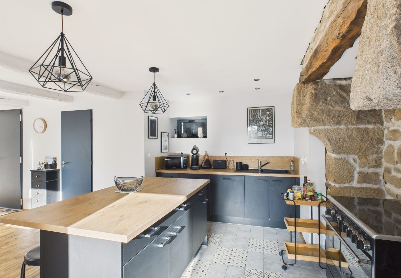 Casa en Ploemel - Pleno centro – Gran casa para 10 con jardín