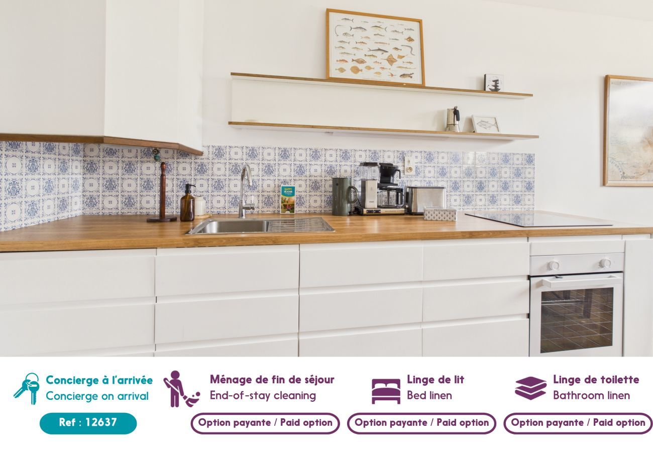 Apartamento en Fouesnant - A 500 m de la Mer Blanche – Alojamiento para 6 