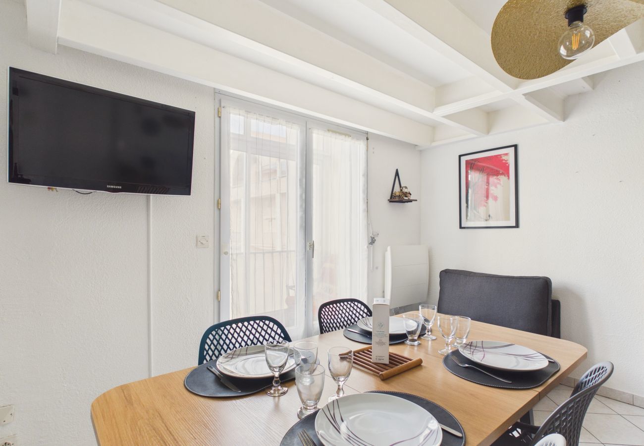 Apartamento en Saint-Hilaire-de-Riez - Apartamento con logia y vista al mar para 4