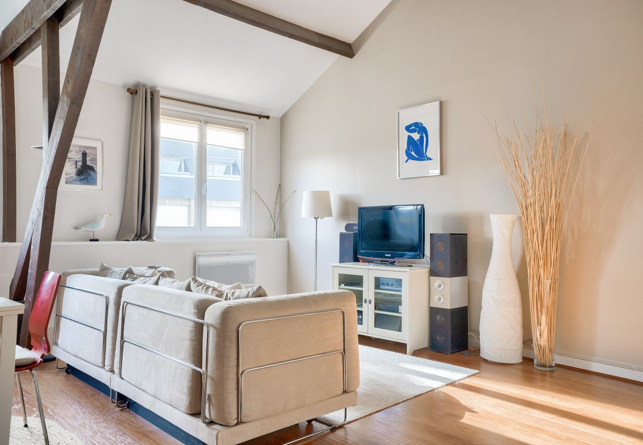 Apartamento en Dinard - Playa a 400 m, centro de Dinard, alojamiento para 3