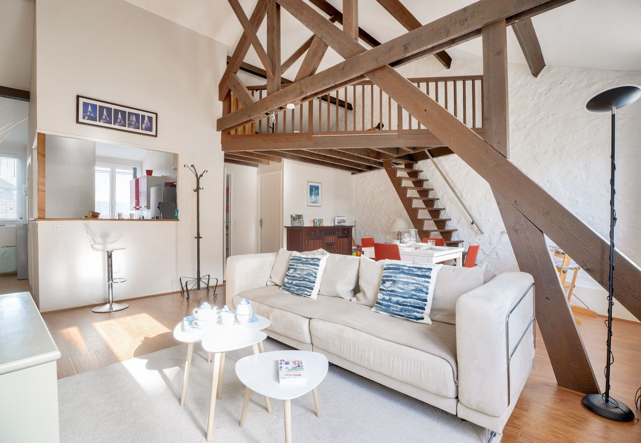 Apartamento en Dinard - Playa a 400 m, centro de Dinard, alojamiento para 3