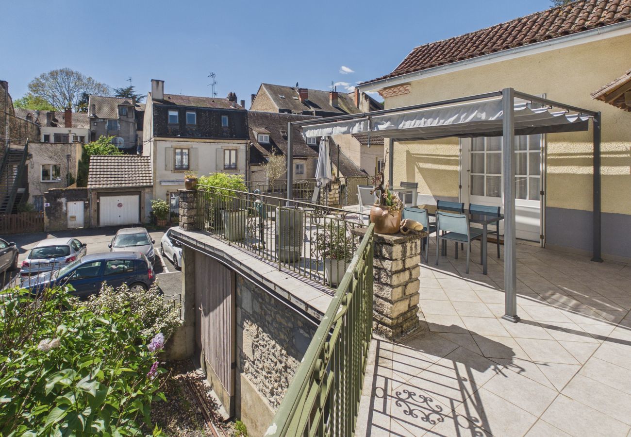 Casa en Montignac - Casa para 4 con terraza - Centro de Montignac