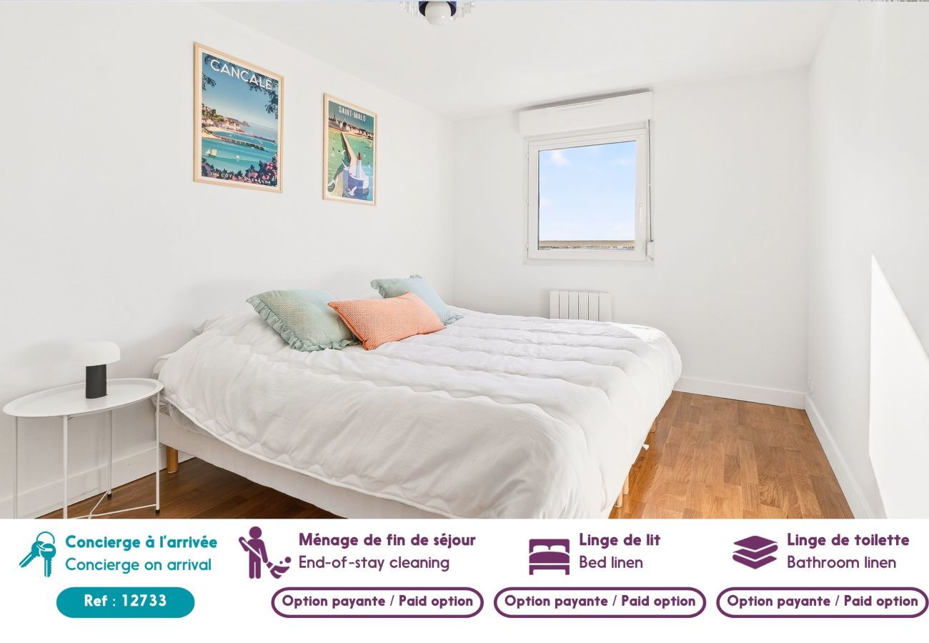 Apartamento en Dinard - Apartamento para 2, terraza, a 2 pasos del centro