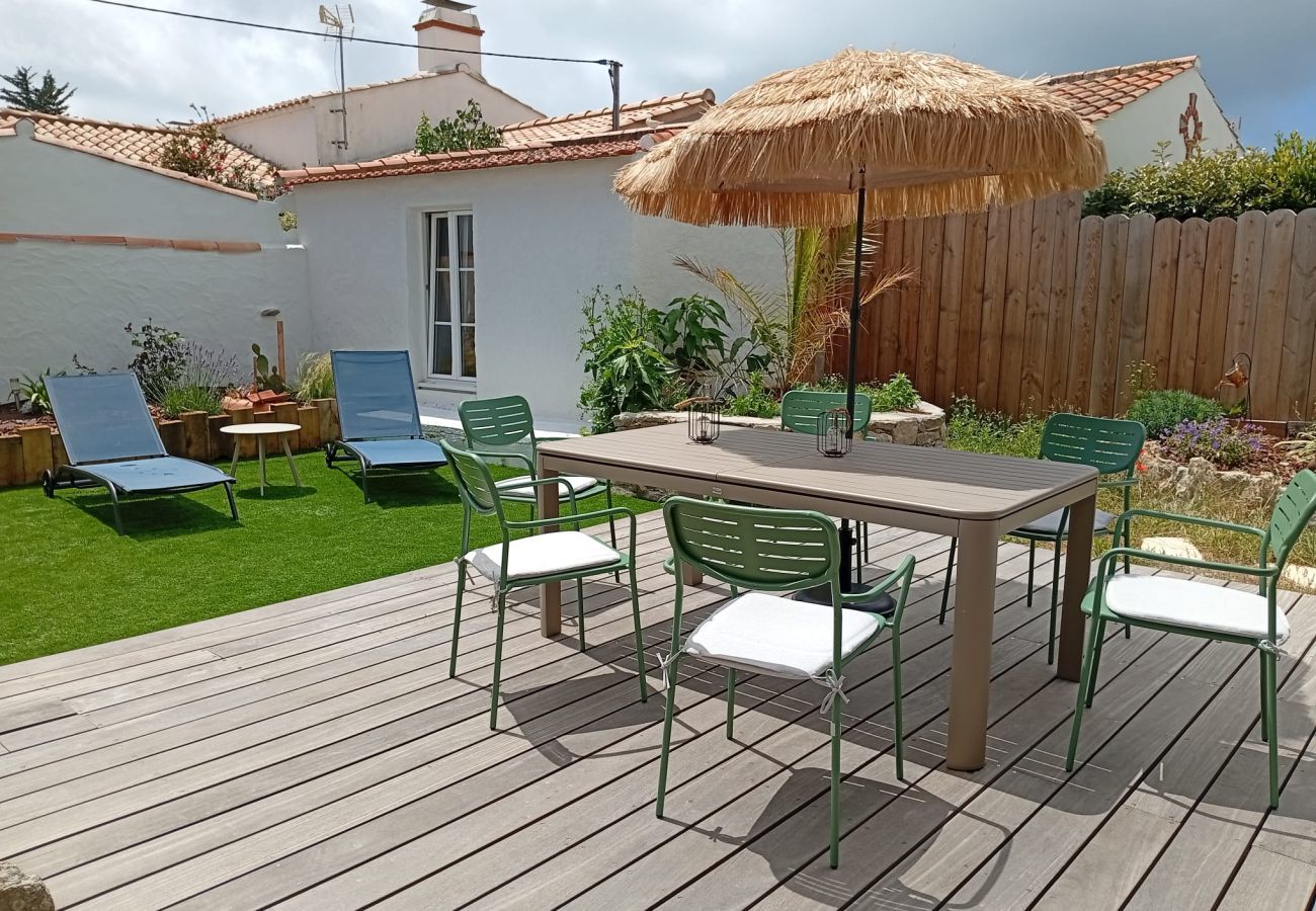 Casa en L'Epine - Casa para 6 con jardín, cerca de marismas