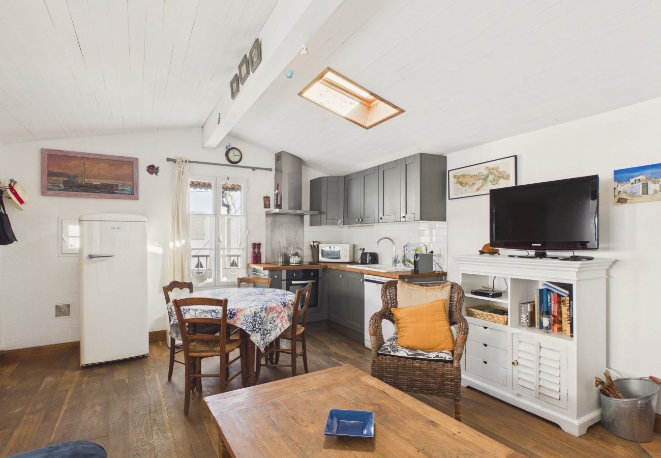 Apartamento en Les Portes-en-Ré - Apartamento para 4, a 700m de la playa