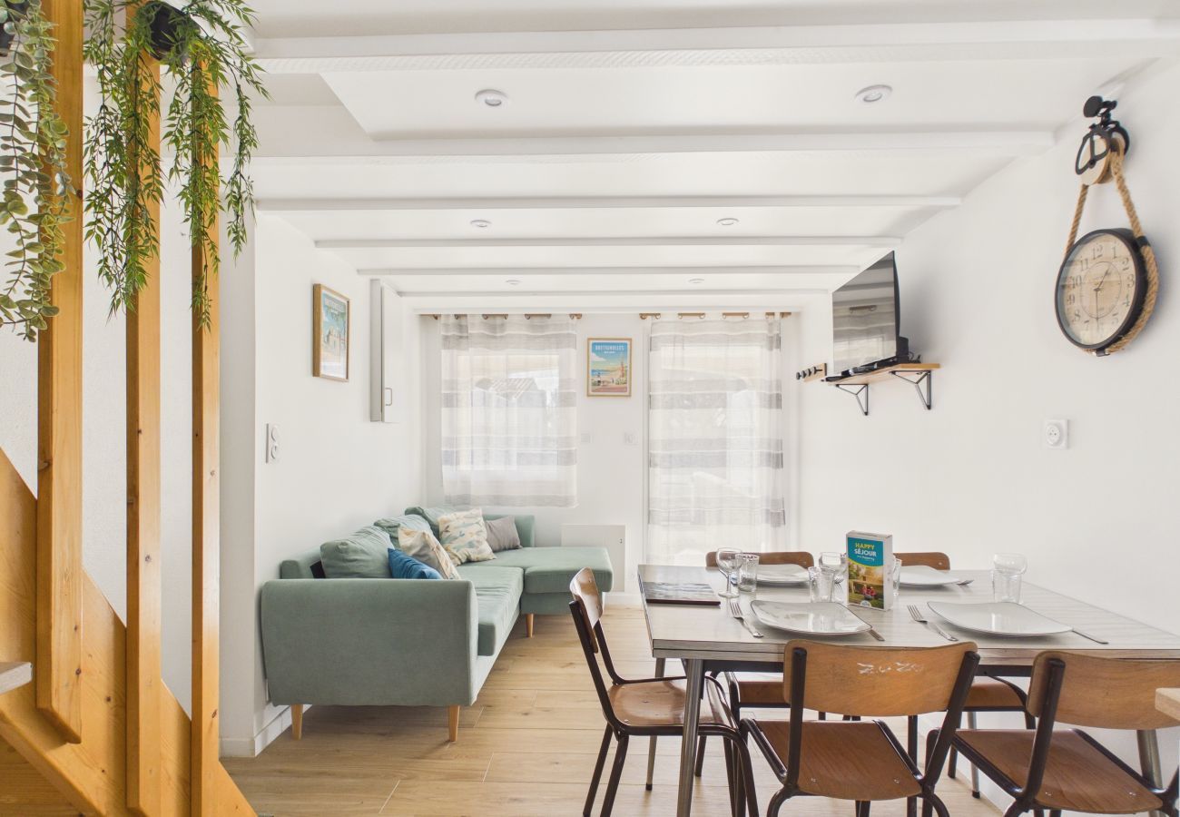 Casa adosada en Bretignolles-sur-Mer - Playa a 500m, casa para 4 con jardín