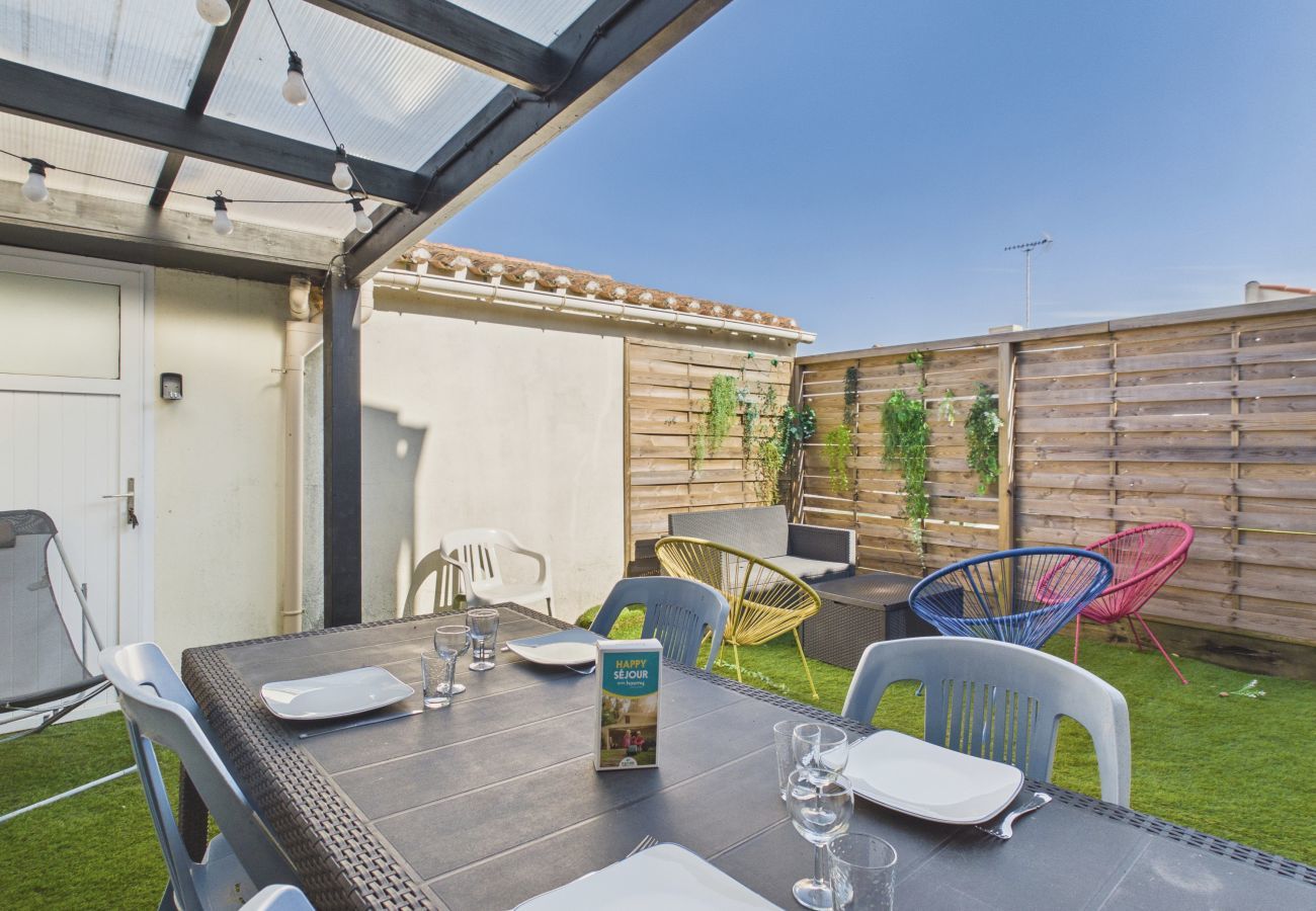 Casa adosada en Bretignolles-sur-Mer - Playa a 500m, casa para 4 con jardín