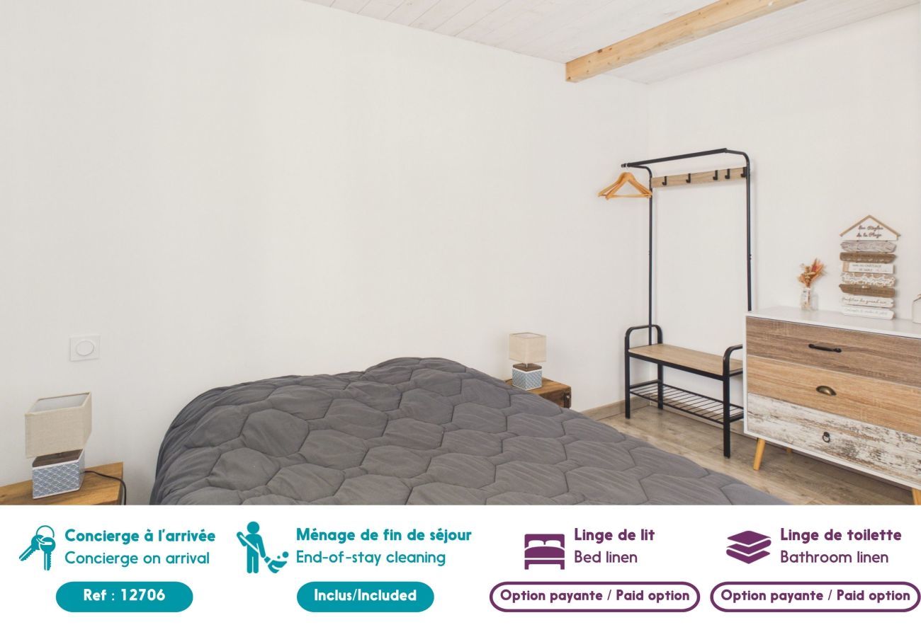 Casa en Notre-Dame-de-Monts - Casa para 7 con jardín, playa cercana