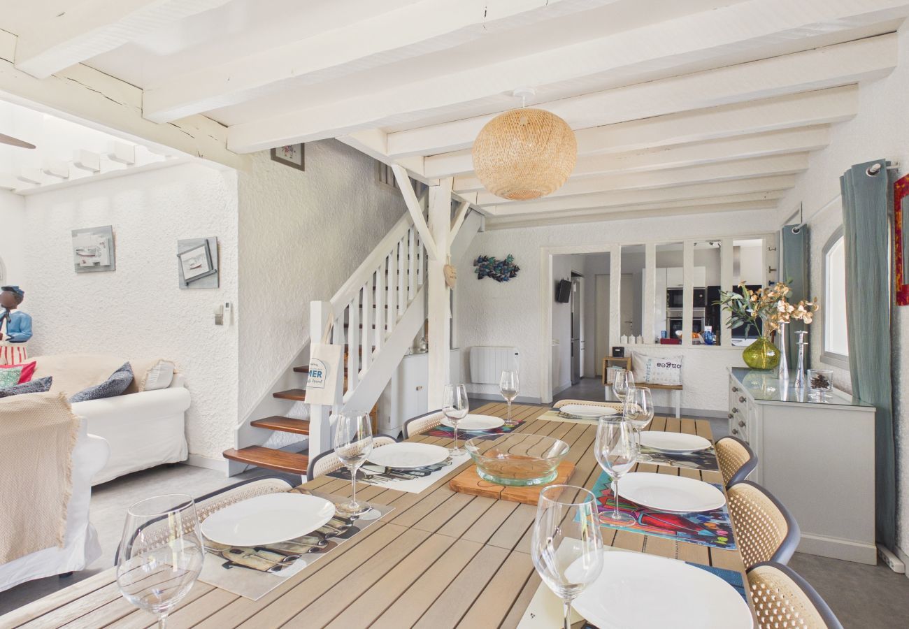 Casa en Andernos-les-Bains - Bonita casa familiar con jardín para 6