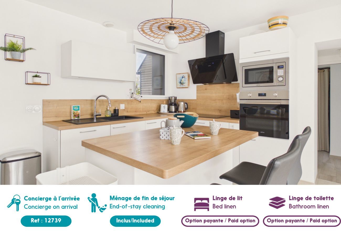 Casa en La Forêt-Fouesnant - Casa para 6 adultos y 3 niños – a 900 m de la playa