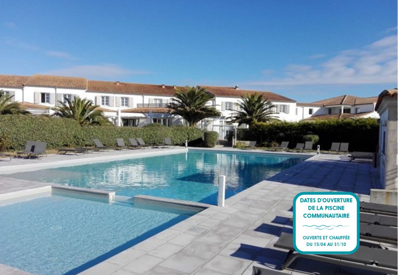 Estudio en Ars-en-Ré - Mar a 200 m, piscina compartida, estudio para 2