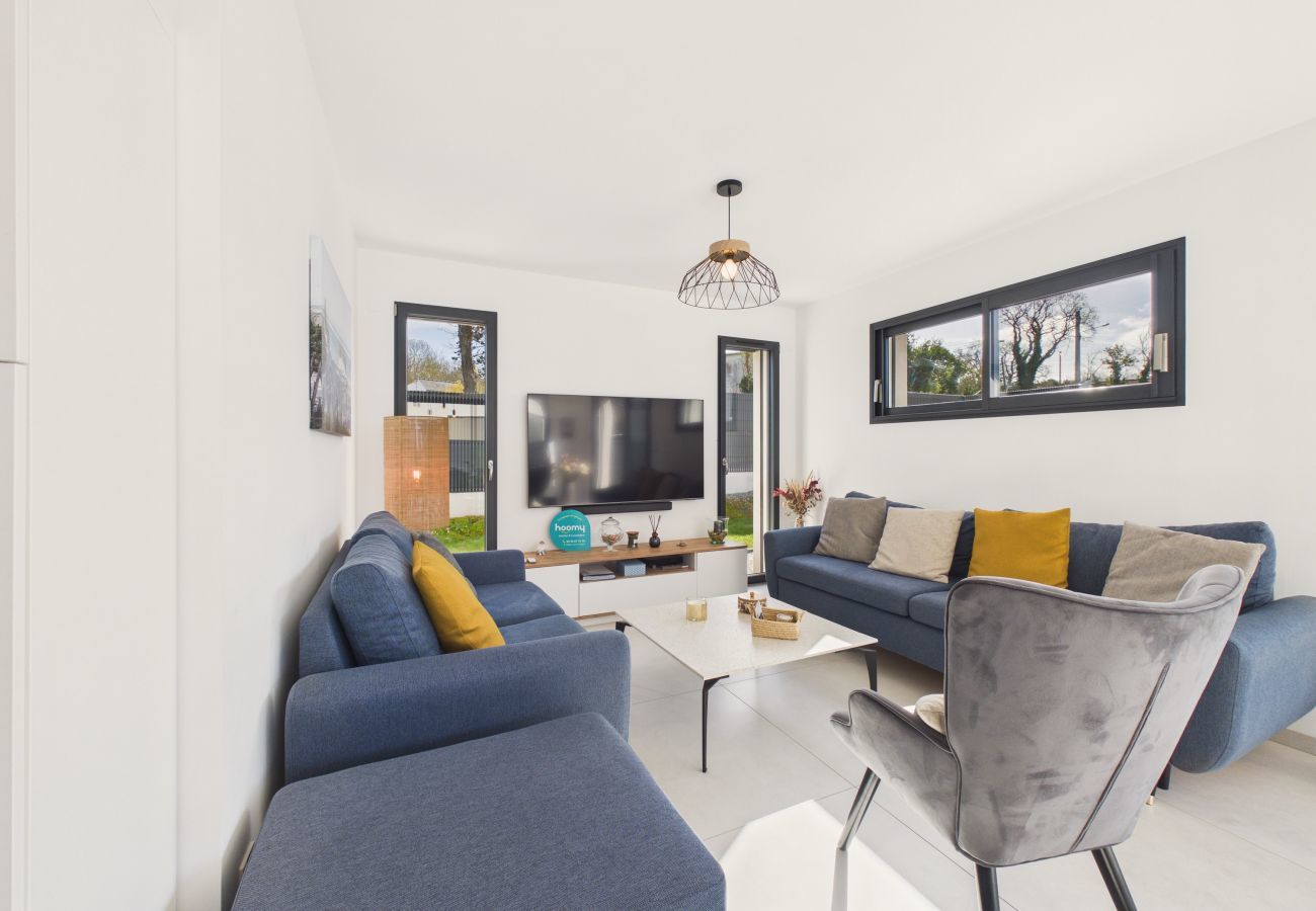 Casa en Pléneuf-Val-André - Magnífica casa nueva para 8 con jardín