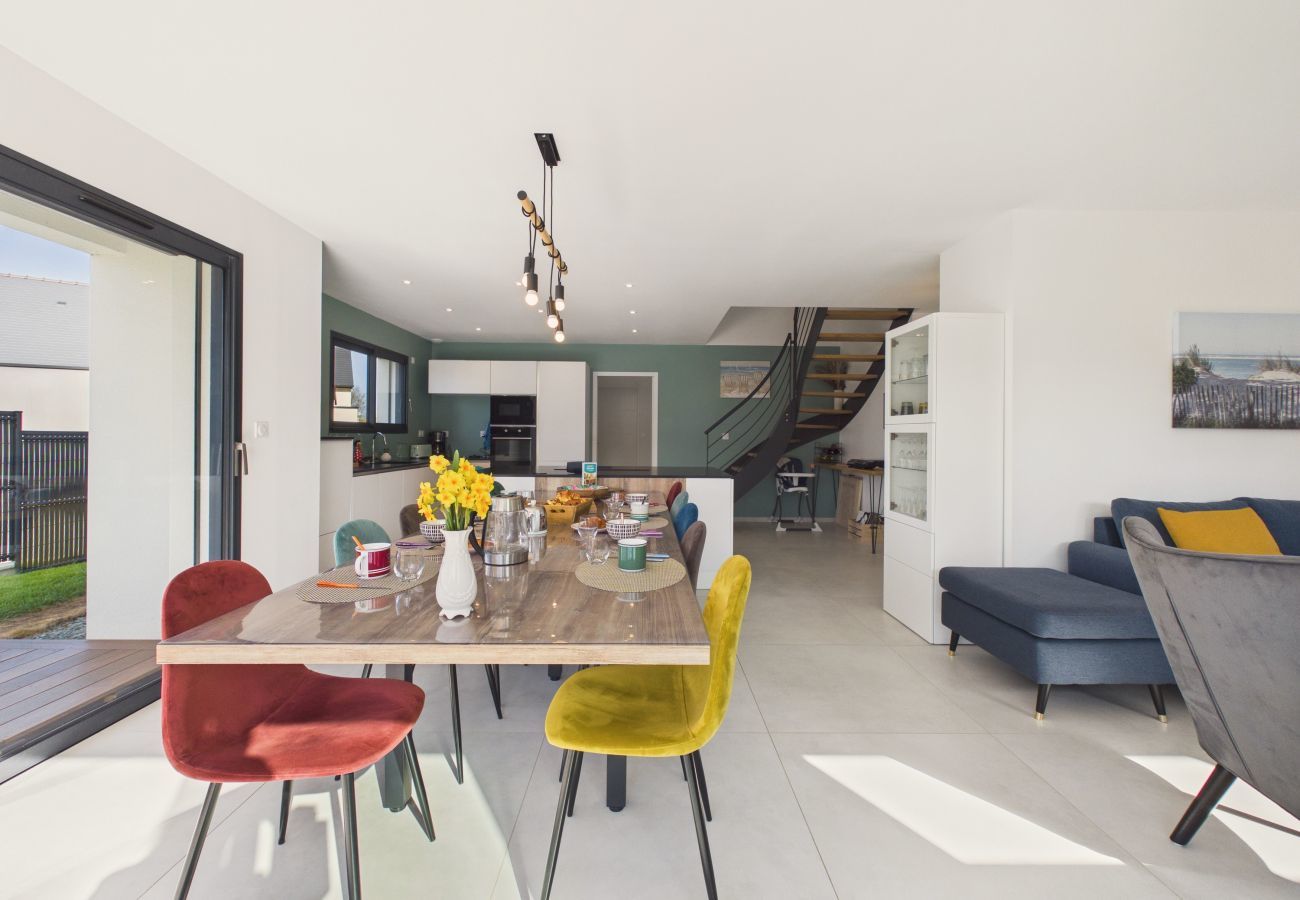 Casa en Pléneuf-Val-André - Magnífica casa nueva para 8 con jardín