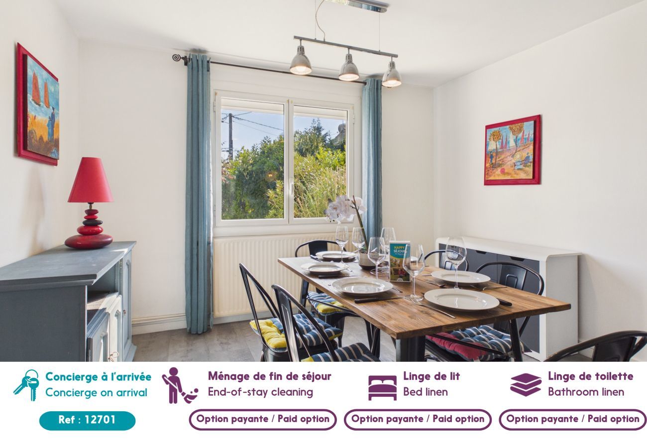 Casa en Les Sables-d´Olonne - Casa familiar para 6, terraza y jardín