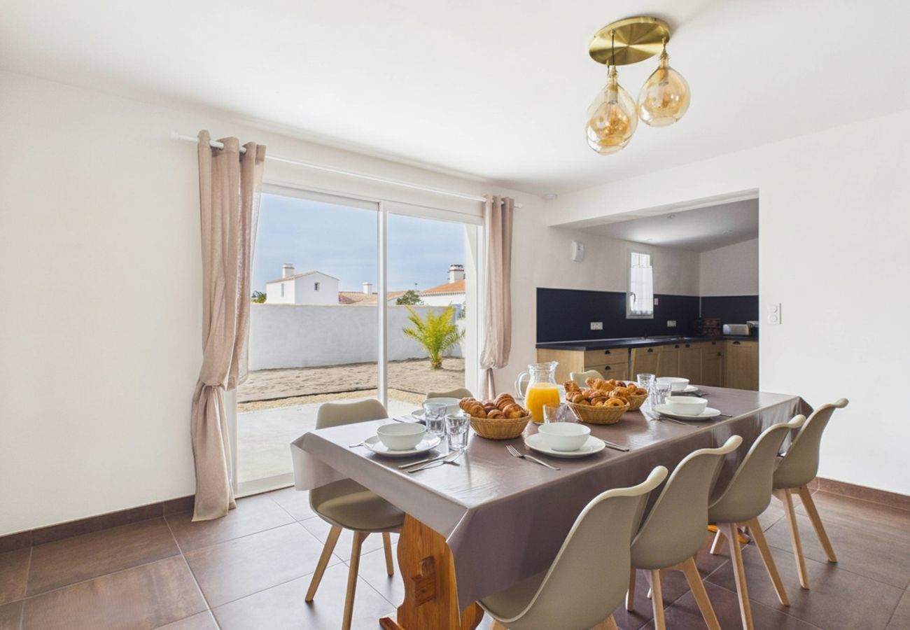 Casa en Noirmoutier-en-l´Ile - Casa para 6 con jardín, cerca de una marisma