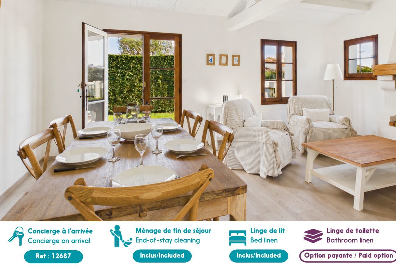 Casa en Noirmoutier-en-l´Ile - Casa para 6 - Jardín - Cerca del centro