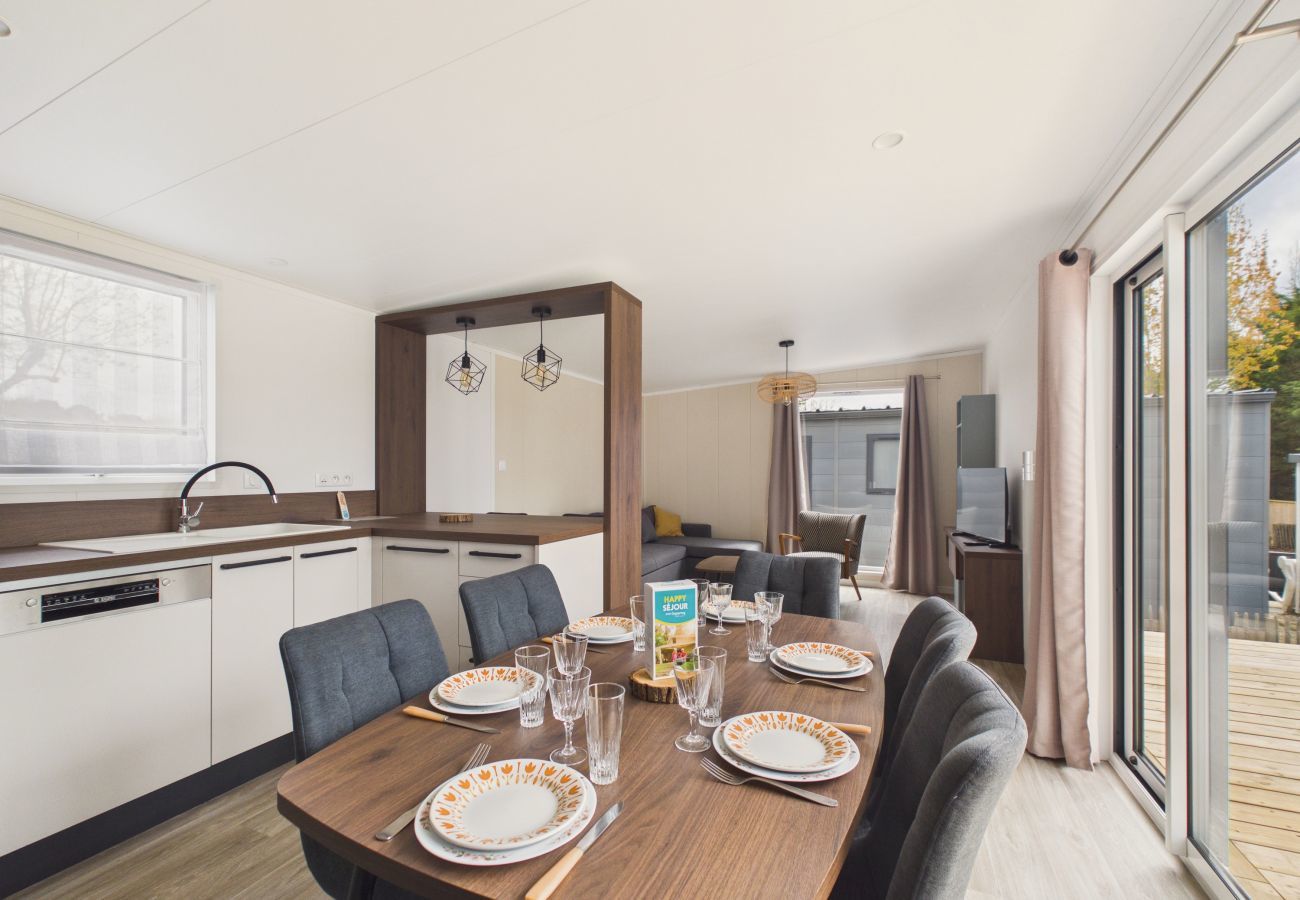 Chalet en Saint-Gilles-Croix-de-Vie - Piscina climatizada compartida, alojamiento para 6