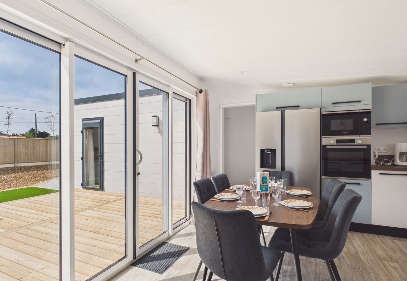 Chalet en Saint-Gilles-Croix-de-Vie - Piscina climatizada compartida, alojamiento para 6