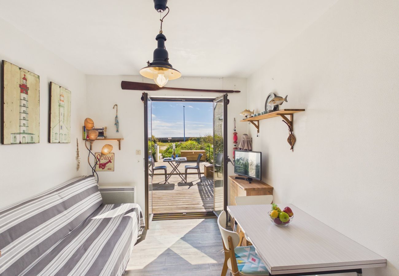 Apartamento en Penmarch - Apartamento con vista al mar para 2 personas