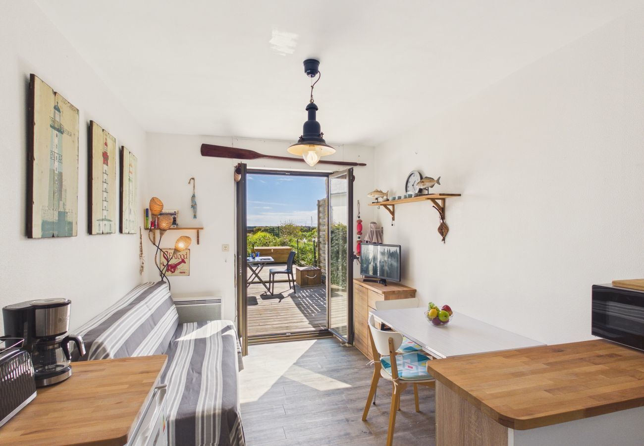 Apartamento en Penmarch - Apartamento con vista al mar para 2 personas