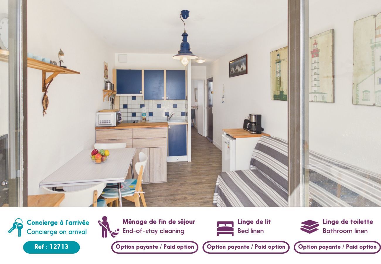 Apartamento en Penmarch - Apartamento con vista al mar para 2 personas