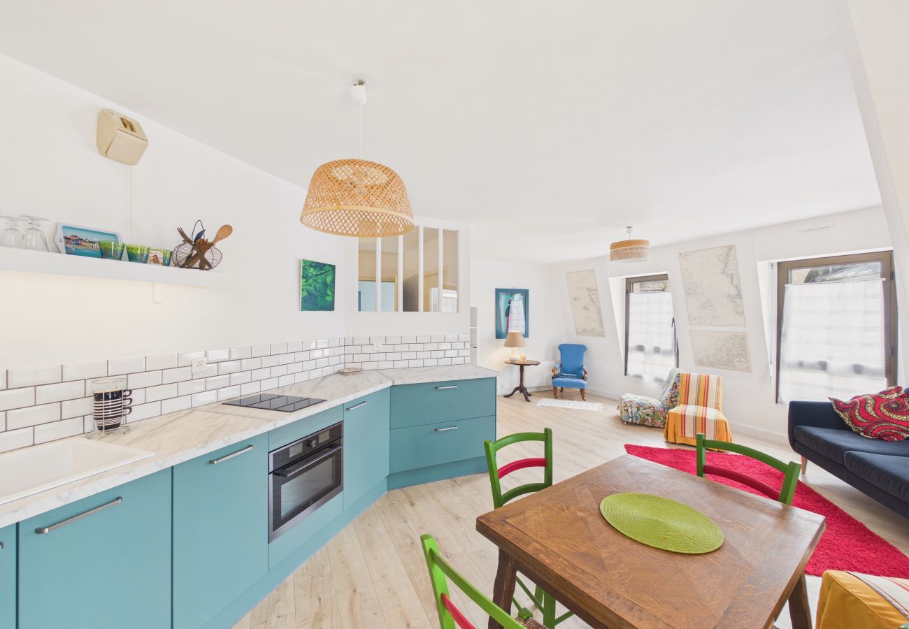 Apartamento en Pont-l´Abbé - Encantador apartamento en el centro de la ciudad para 4 personas