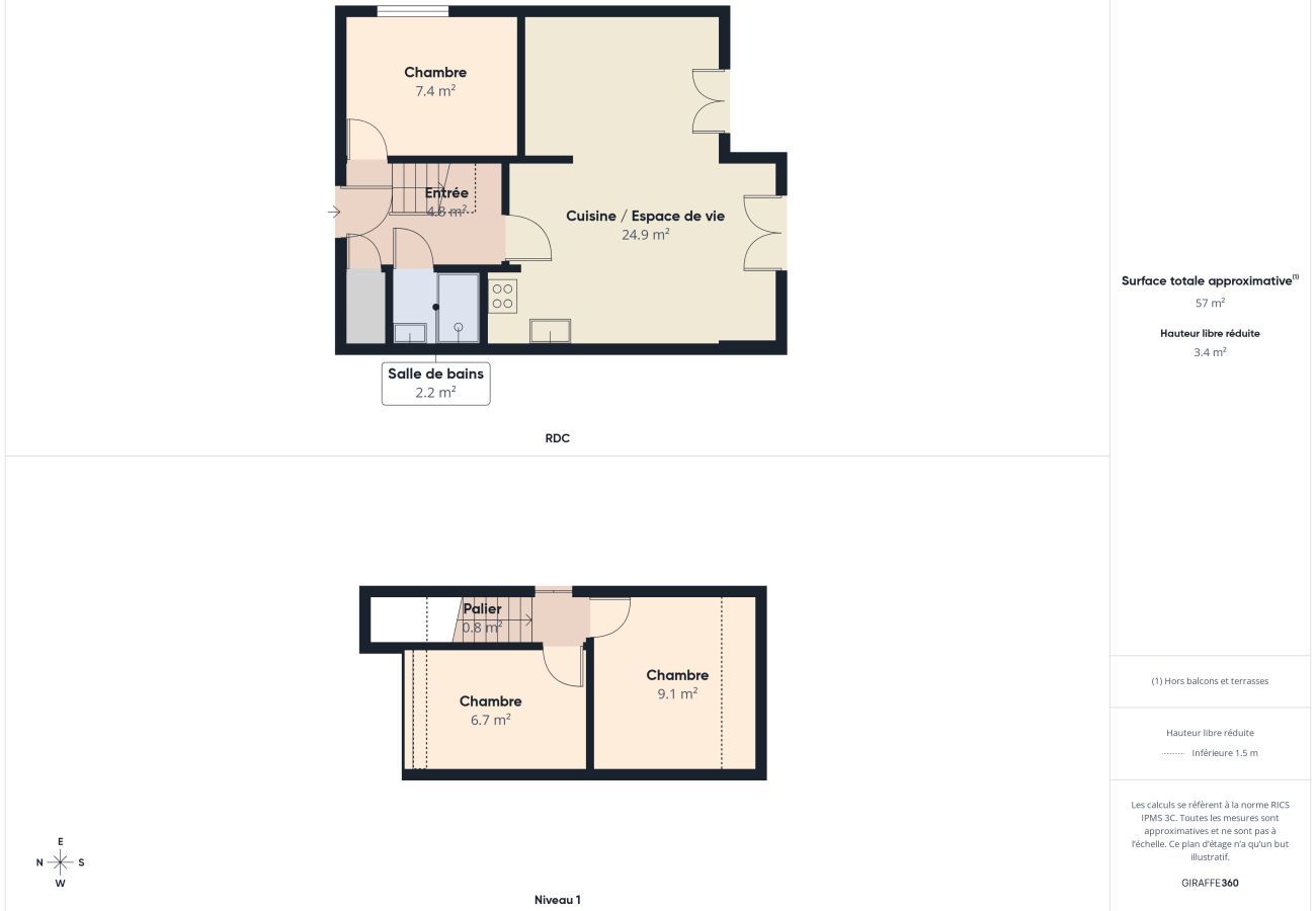 Casa en Le Pouliguen - Casa con jardín a 150 m de la costa