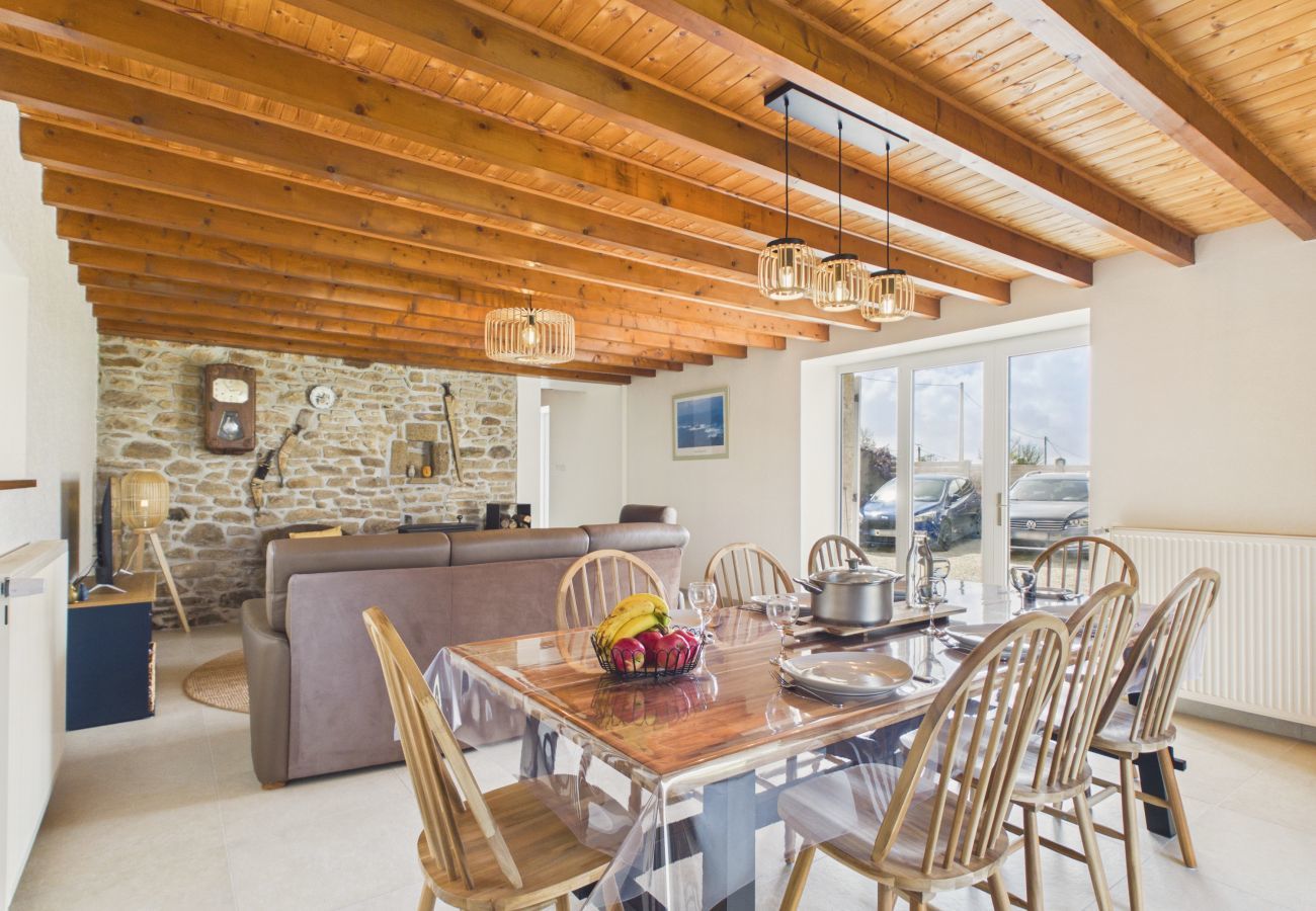 Casa en Plouider - Casa familiar con gran jardín en zona tranquila