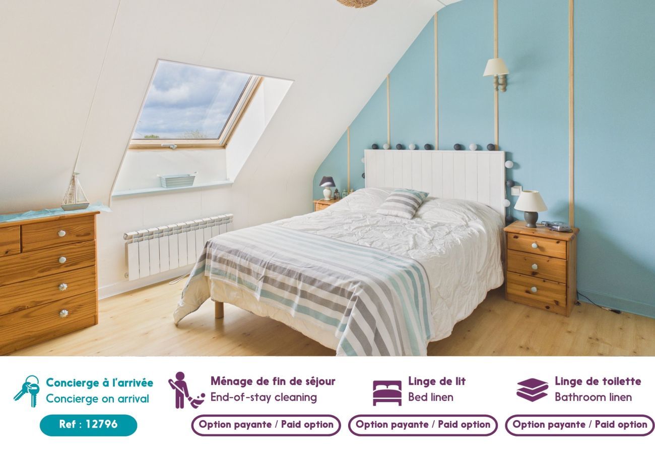 Casa en Pléneuf-Val-André - Cómoda casa para 9, con jardín y árboles