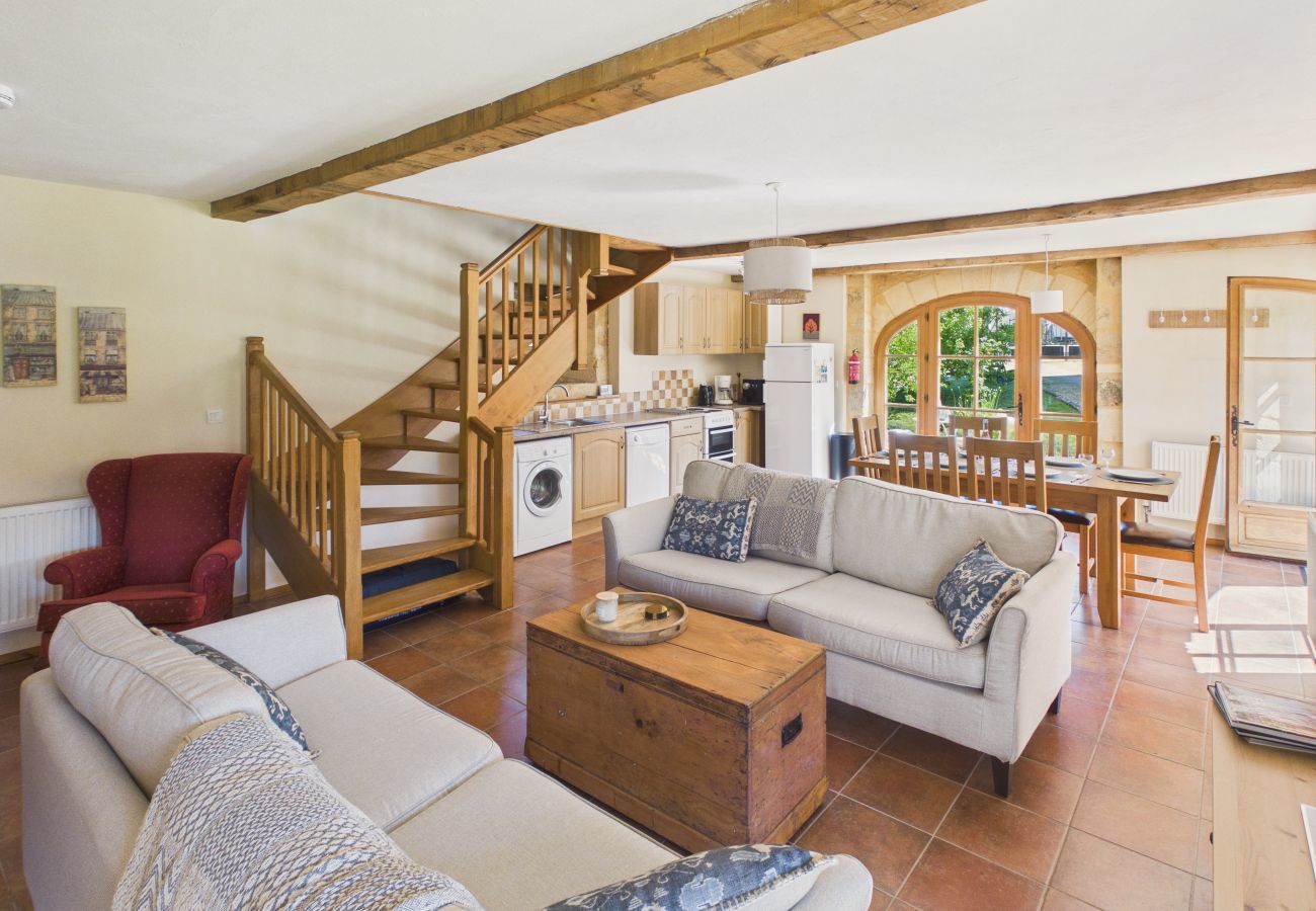 Casa en La Chapelle-Aubareil - Casa con piscina cerca de Lascaux para 6 personas