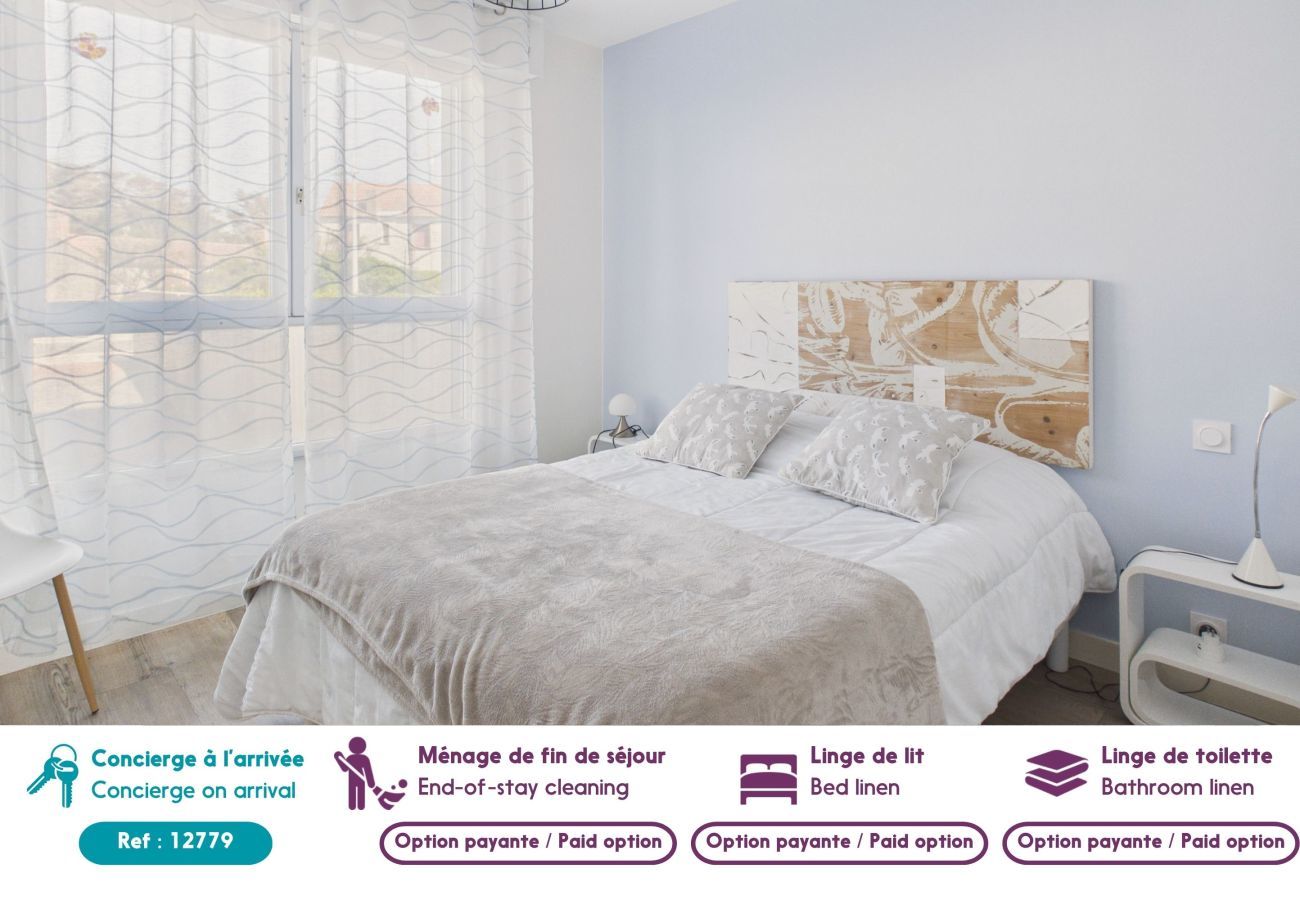 Apartamento en Saint-Hilaire-de-Riez - Vistas al mar con terraza, 2 adultos 2 niños