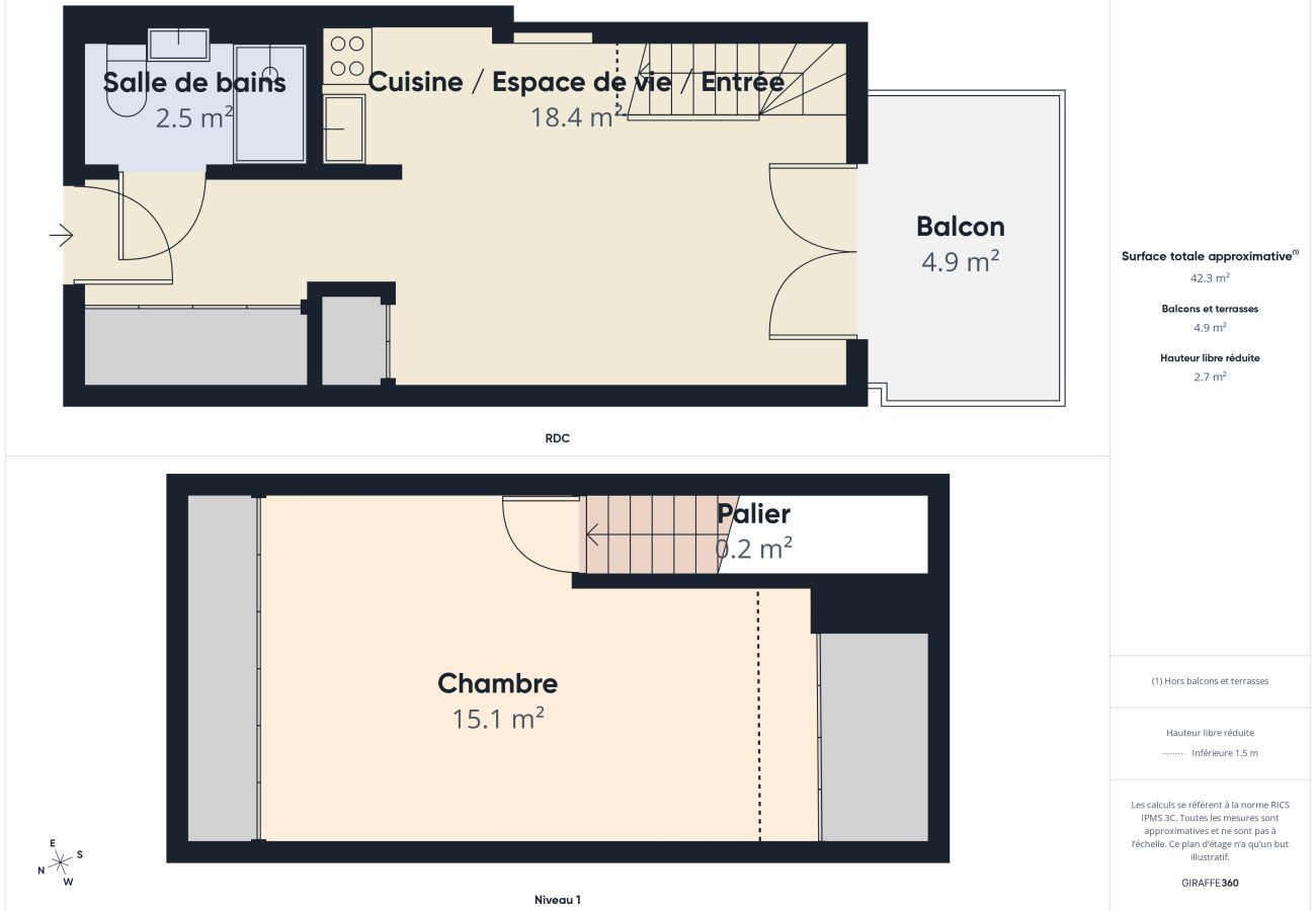 Apartamento en Le Pouliguen - Apartamento piscina común 800 m mar - 3 pers
