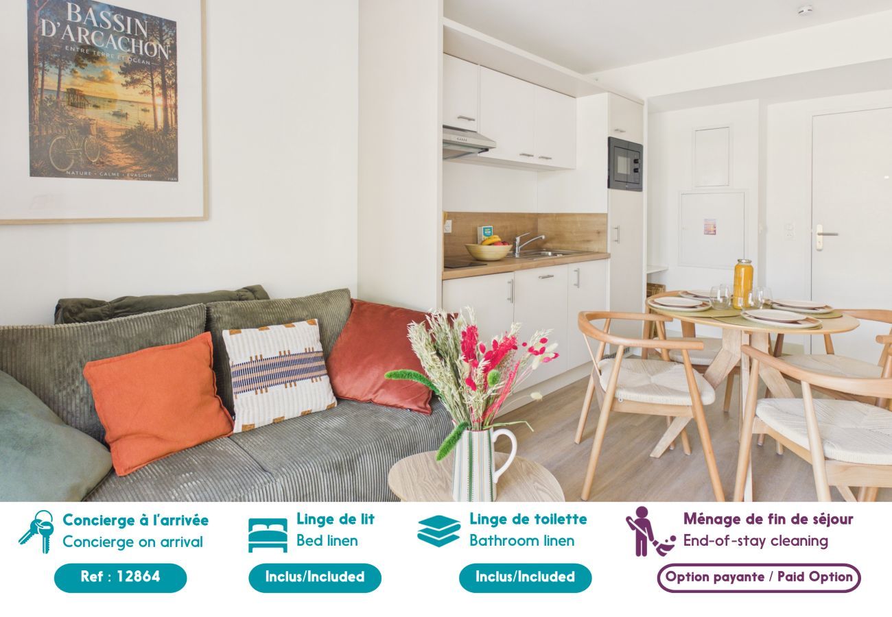Apartamento en Biscarrosse - Kirra - apto 4 pers - piscina común