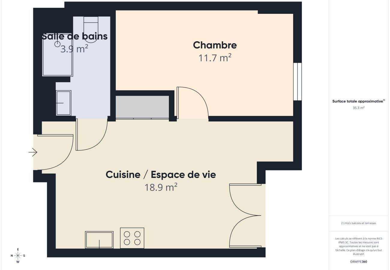 Apartamento en Biscarrosse - Le Reef - apart para 4 personas - piscina común