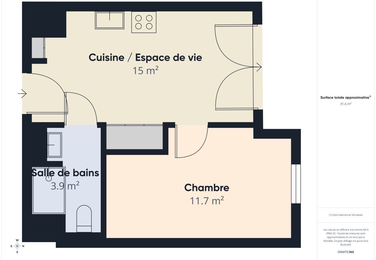 Apartamento en Biscarrosse - L'Ondée - apart para 4 personas - piscina común