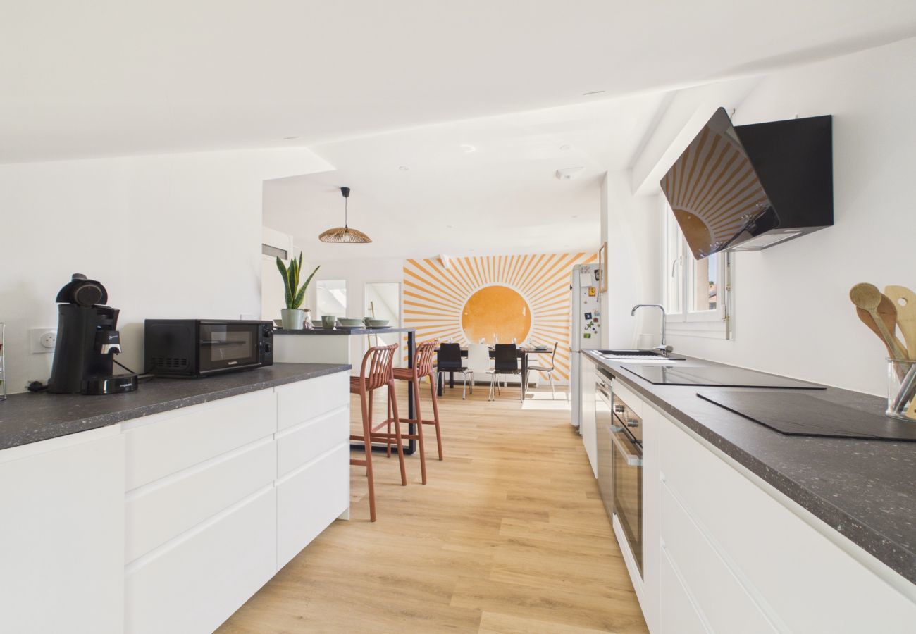 Apartamento en Saint-Brevin-les-Pins - Apartamento para 8 p, a 350 m de la playa
