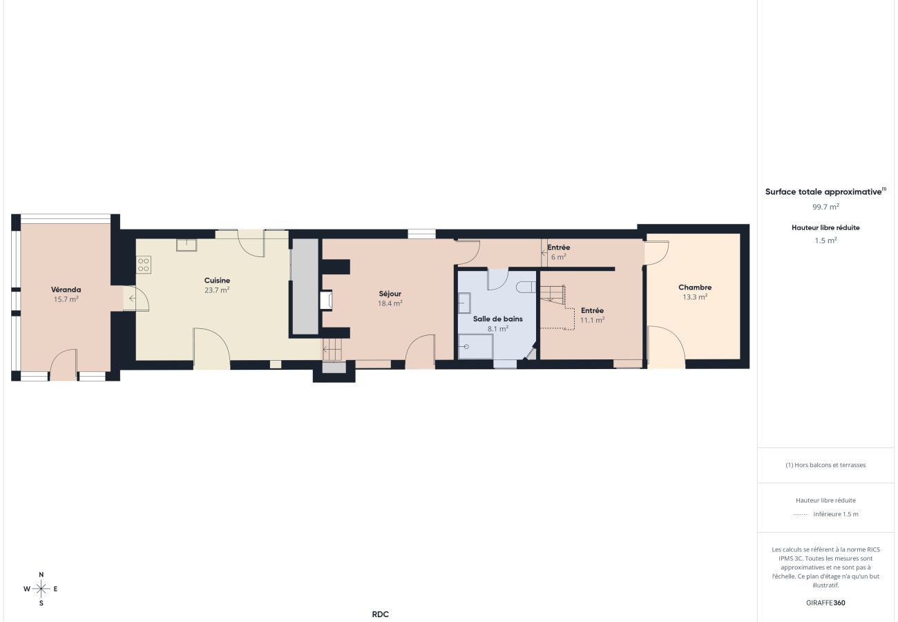 Casa en Rouffignac-Saint-Cernin-de-Reilhac - Casa para 6 personas:  Jardín y terraza