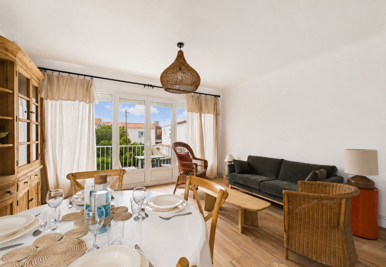Apartamento en Saint-Hilaire-de-Riez - Playa cerca, piso 2 adultos 2 niños