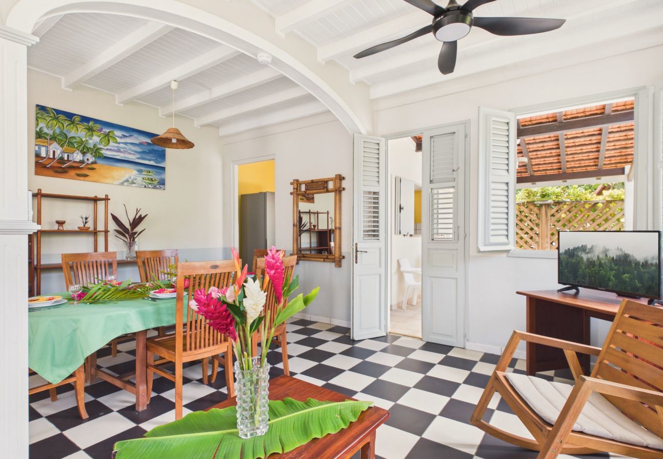 Casa en Les Anses-d´Arlet - A 100 m playa – Casa familiar 7 adultos