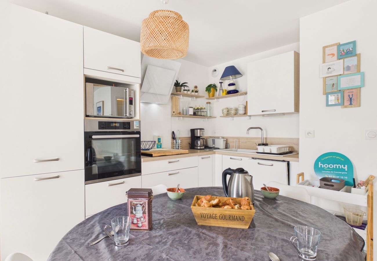 Apartamento en Pléneuf-Val-André - Vistas al mar, playa cerca, piso para 4