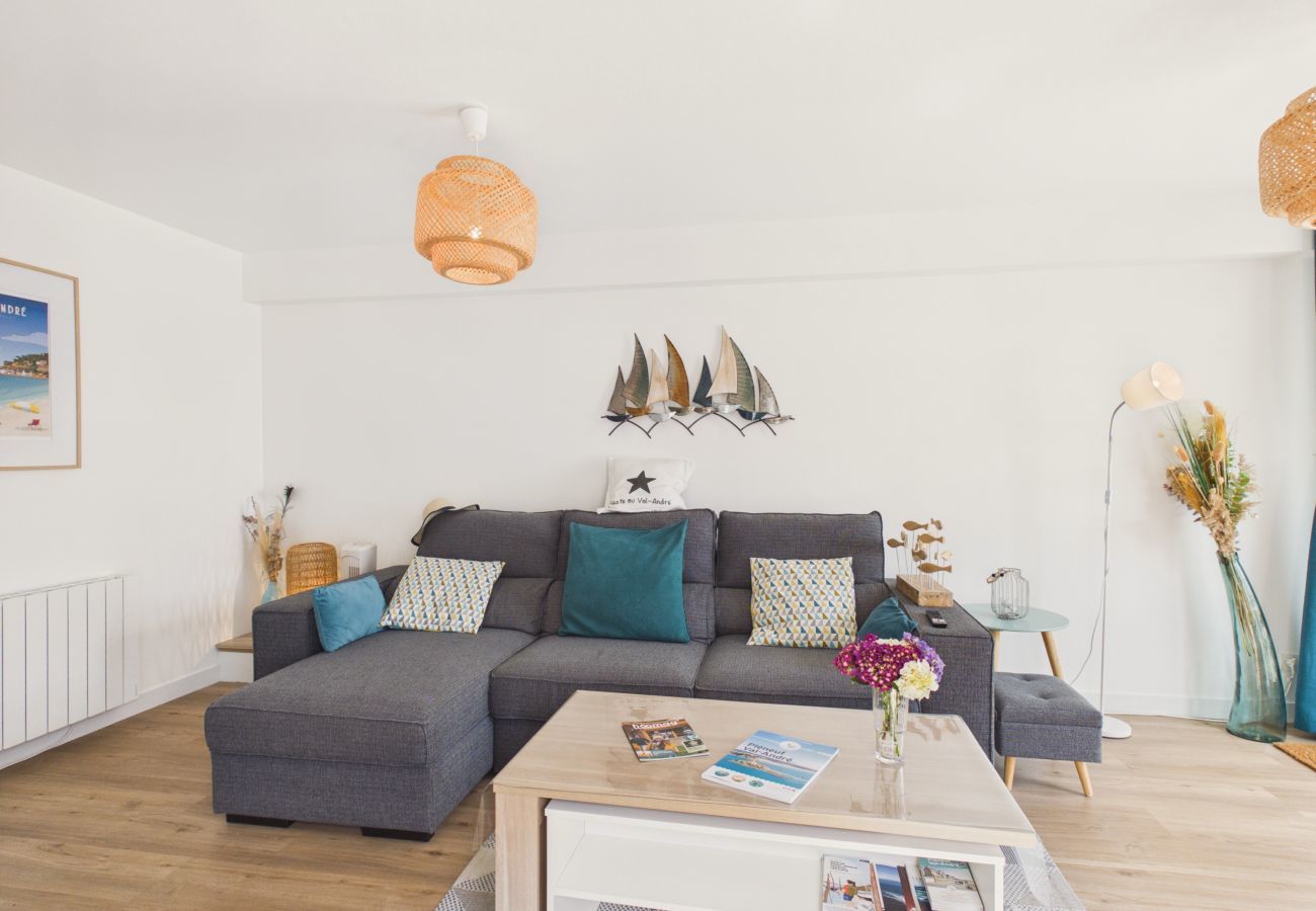 Apartamento en Pléneuf-Val-André - Vistas al mar, playa cerca, piso para 4