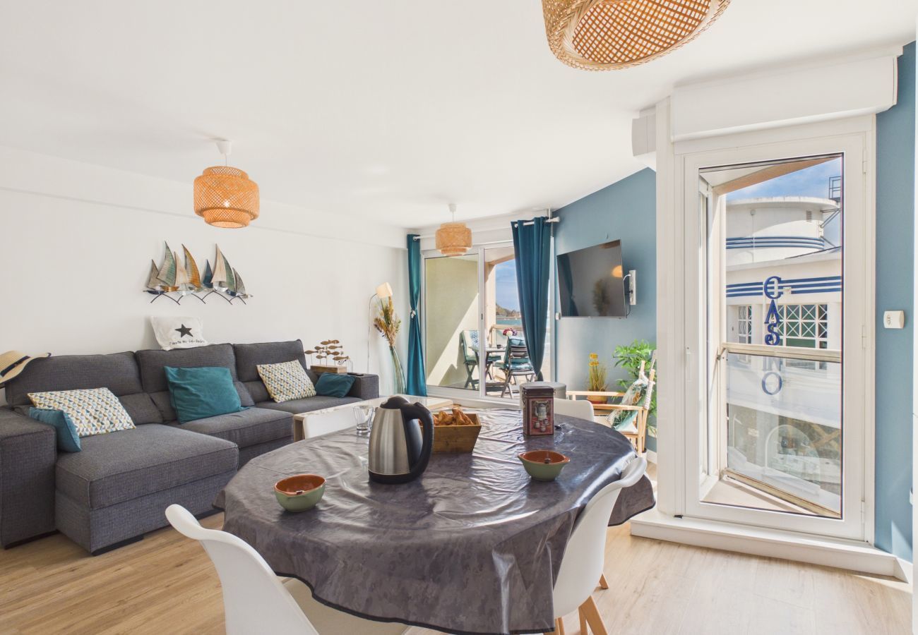Apartamento en Pléneuf-Val-André - Vistas al mar, playa cerca, piso para 4