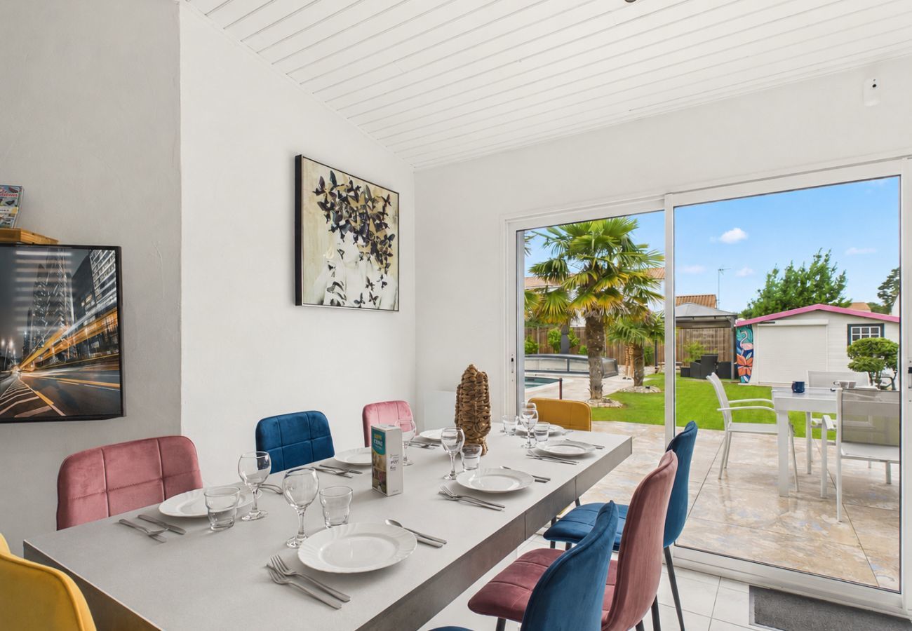 Casa en Saint-Jean-de-Monts - Casa 7 pers. con piscina, plancha y futbolín