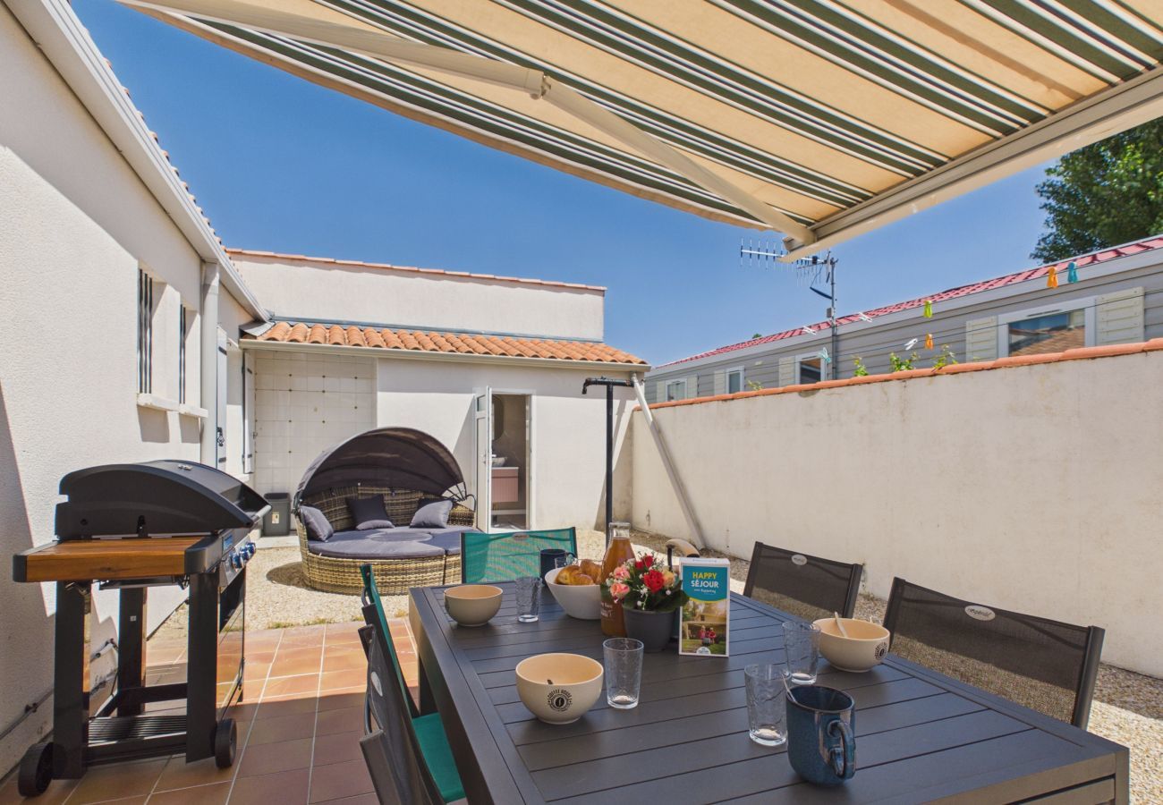 Casa en La Tranche-sur-Mer - Casa para 8, a 300 m de la playa y barbacoa