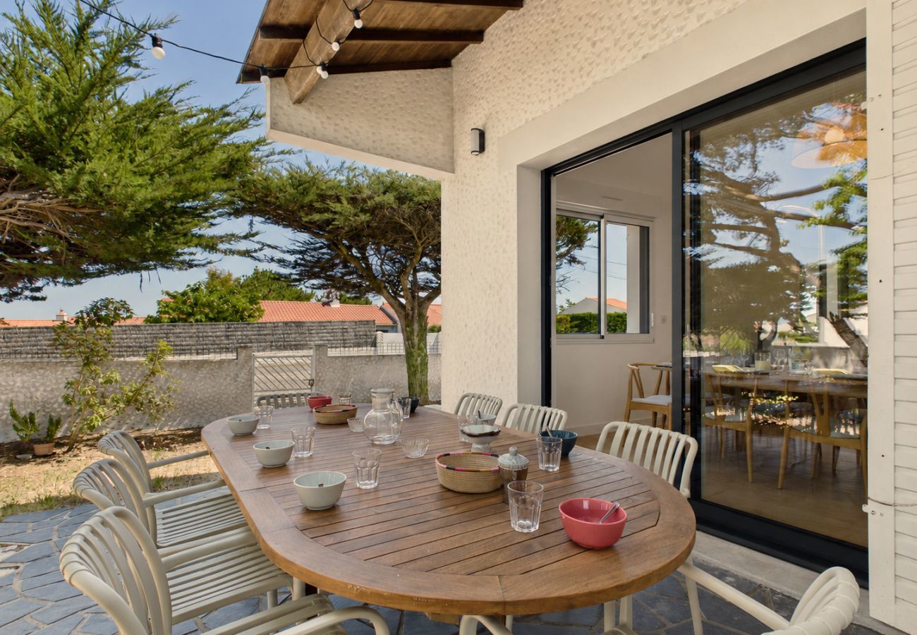 Casa en Saint-Hilaire-de-Riez - Casa moderna para 8, jardín y plancha