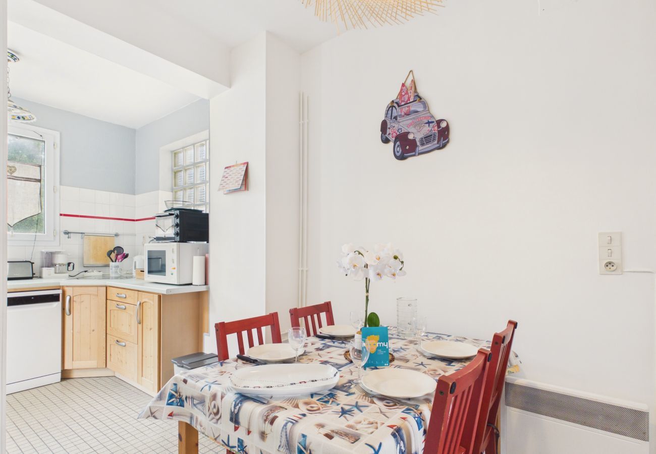 Apartamento en Longeville-sur-Mer - Playa a 100 m, apartamento con terraza para 4